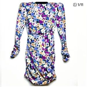 *NWT* Vibrant Floral Long Sleeve Dress